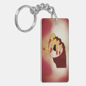 視覚のTouchトリップ（幻覚体験）のような キーホルダー (正面左)