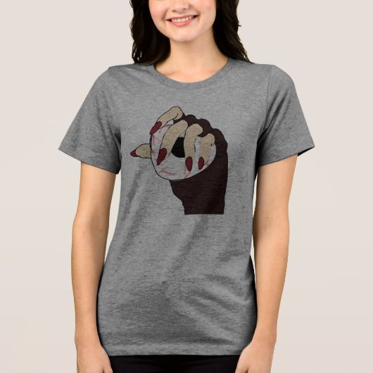 視覚のTouchトリップ（幻覚体験）のような トライブレンドＴシャツ (正面)