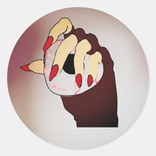 視覚のTouchトリップ（幻覚体験）のような ラウンドシール (正面)