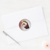 視覚のTouchトリップ（幻覚体験）のような ラウンドシール (封筒)