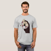 視覚のTouchトリップ（幻覚体験）のような Tシャツ (正面フル)