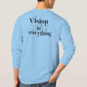 視覚は全てである Tシャツ (裏面)