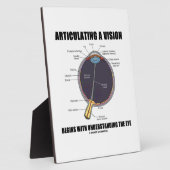 視覚を関節に結びつけると目が理解される フォトプラーク (側面)