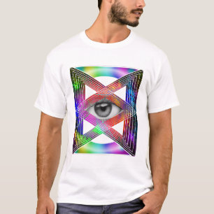 視覚パターン Tシャツ
