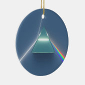 視覚プリズム屈折し、反映ライト セラミックオーナメント (右)