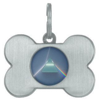 視覚プリズム屈折し、反映ライト ペットネームタグ