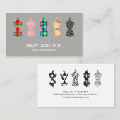 視覚マーチャンダイザーのスタイリストのプロフェッショナル 名刺 (正面/裏面)