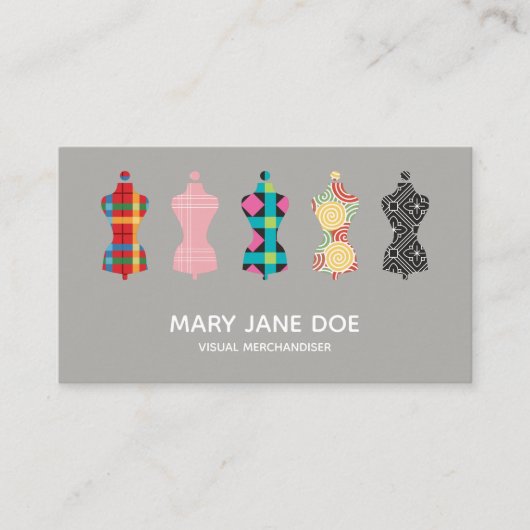 視覚マーチャンダイザーのスタイリストのプロフェッショナル 名刺 (正面)