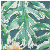 視覚休暇のMonsteraの熱帯葉 ファブリック (クローズアップ)