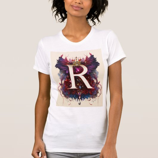 視覚化。衣服R.」「R:データの芸術」 Tシャツ (正面)