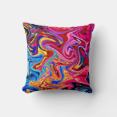 視覚的なインパクトのための抽象化 クッション (正面)