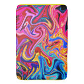 視覚的なインパクトのための抽象化 バスマット (正面縦)