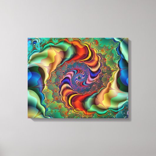 視覚的な冒険 キャンバスプリント (正面)