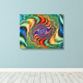 視覚的な冒険 キャンバスプリント (インサイチュ (ウッドフロア))