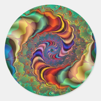 視覚的な冒険 ラウンドシール