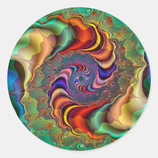 視覚的な冒険 ラウンドシール (正面)