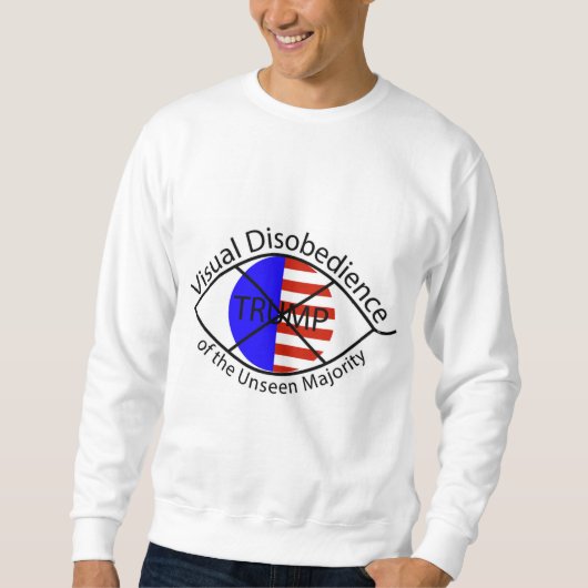 視覚的な服従不順アンチ-切り捨て汗 スウェットシャツ (正面)