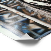 視覚的な焦点を持つミステリーユニークと表現 フォトプリント            (角)