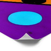 視覚的に印象的なダイナミックなグラフィティ ポスター (角)