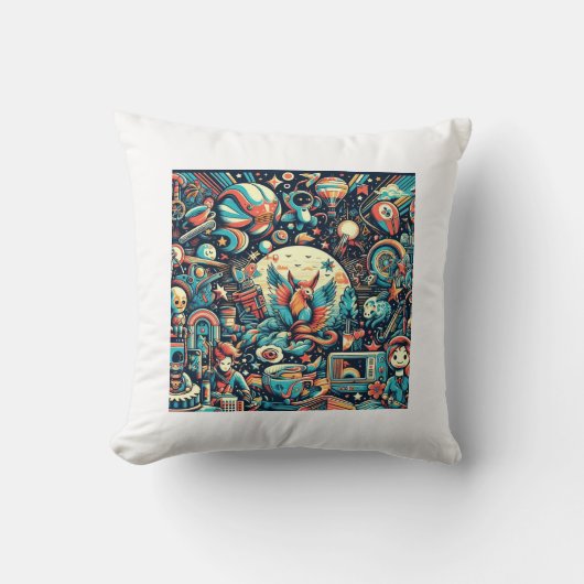 視覚的に魅力的で汎用性のある クッション (正面)