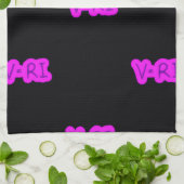 視覚的魅力 キッチンタオル (折り畳み)