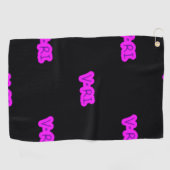 視覚的魅力 ゴルフタオル (横)