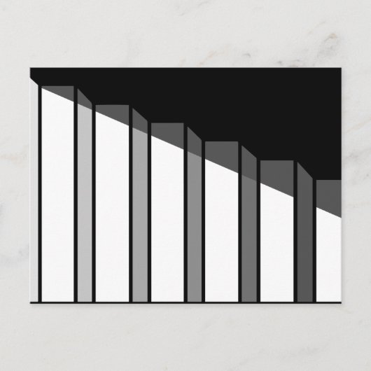 視覚錯覚階段 ポストカード (正面)