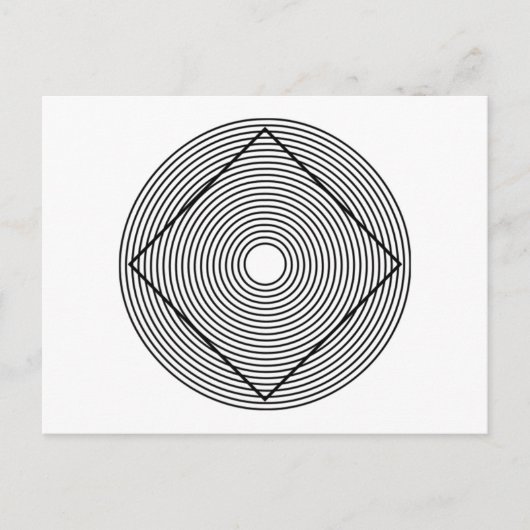 視覚錯覚 ポストカード (正面)