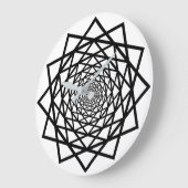 視覚錯覚 ラージ壁時計 (傾斜)