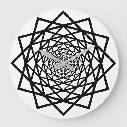 視覚錯覚 ラージ壁時計 (正面)