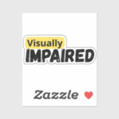 視覚障害のある認識度 シール (シート)