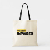 視覚障害のある認識度 トートバッグ (裏面)