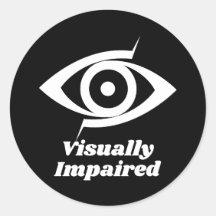 視覚障害のある黒