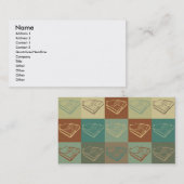 視覚障害をもったポップアートを教えること 名刺 (正面/裏面)