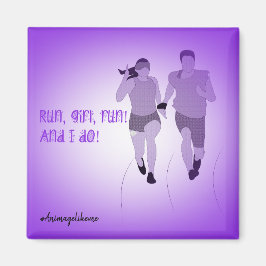 視覚障害ランナーマグネット マグネット