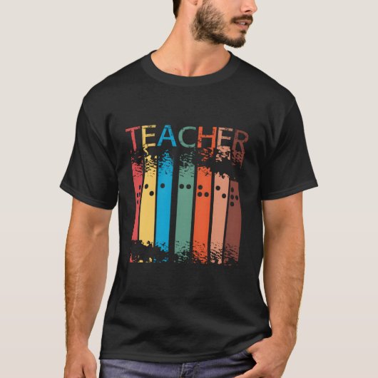 視覚障害先生の贈り物 Tシャツ (正面)