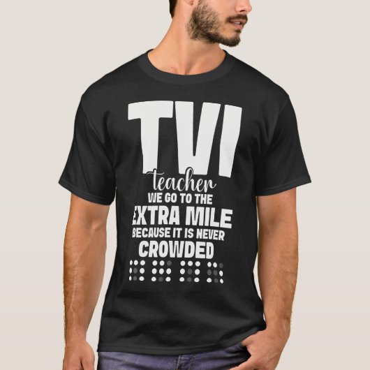 視覚障害者サポーター エクストラ マイル 視覚障害 Tシャツ (正面)