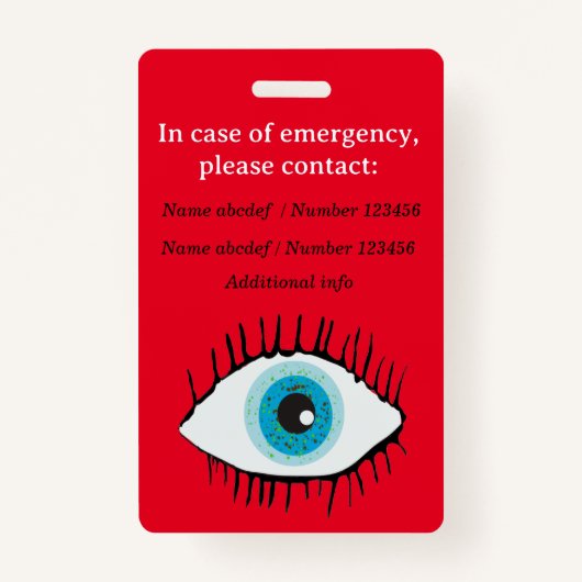 視覚障害者用ラニヤール低視力識別 バッジ (裏面)