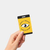 視覚障害部分視眼視力の低い目 バッジ (手持ち)