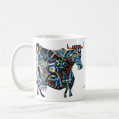 視覚青: 牛マグ コーヒーマグカップ (左)