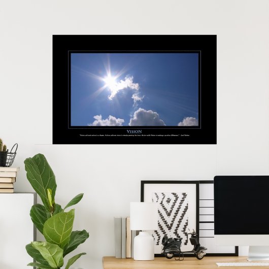 視覚 ポスター (ホームオフィス)