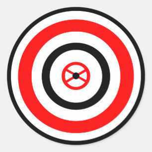 視認性の高いカラフル射撃、 発砲ターゲット(明) ラウンドシール