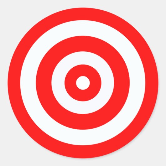 視認性の高い射撃、 発砲ターゲット明カラフルるい ラウンドシール (正面)