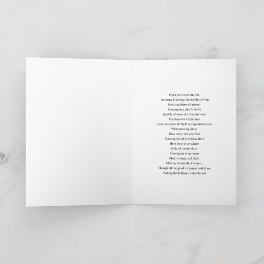 視賛美 カード (内部)