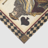 視野のスタジオによってカードを遊ぶスペードの王 薄葉紙 (詳細)