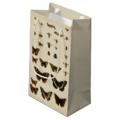 視野のスタジオによる庭の昆虫 スモールペーパーバッグ (裏面アングル)
