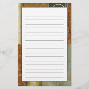 視野のスタジオによる数々の織り目加工の抽象的な絵画 便箋