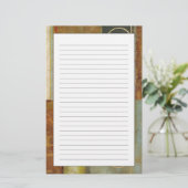 視野のスタジオによる数々の織り目加工の抽象的な絵画 便箋 (スタンド正面)