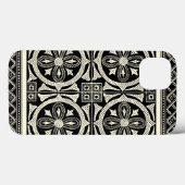 視野のスタジオによる白黒曼荼羅のモチーフ Case-Mate iPhoneケース (裏面 (横))