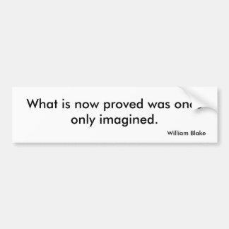 視野のバンパーステッカー バンパーステッカー